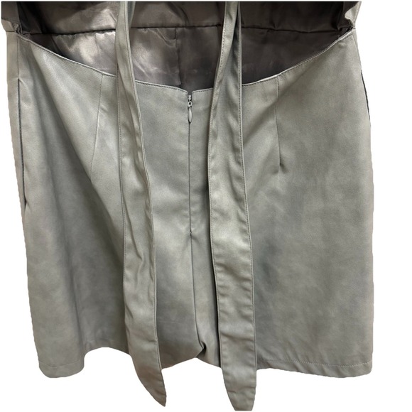 Anthropologie - Avec Les Filles Cross-Back Romper - Faux Leather Women's Size S - Picture 9 of 13